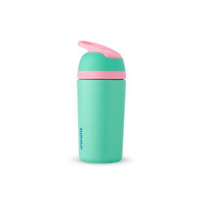 Kids¡¯ Stainless Steel Flip? Teal + Pink